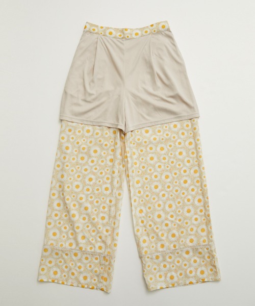 ROPE' PICNIC(ロペピクニック)の「アデリアレトロ×ROPE' PICNIC/レトロ柄パンツ(その他パンツ・レディース・イエロー系その他/ブルー系その他・40/38)」の9枚目の写真