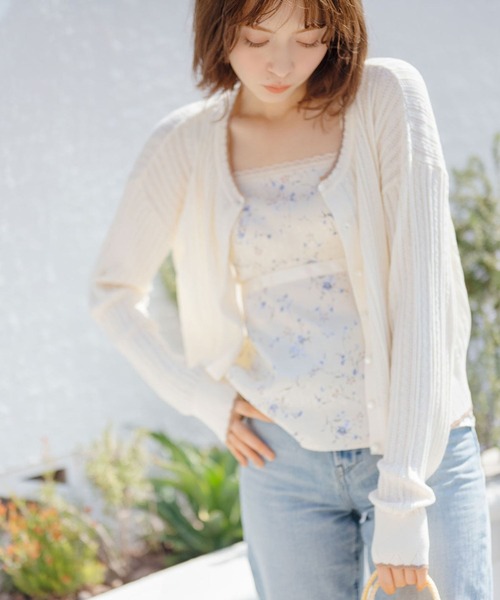 bijorie(ビジュリィ)の「【bijorie】八木アリサさんコラボ/UVケア付きカーディガン(カーディガン/ボレロ・レディース・アイボリー/ブラウン系その他・FREE)」の16枚目の写真