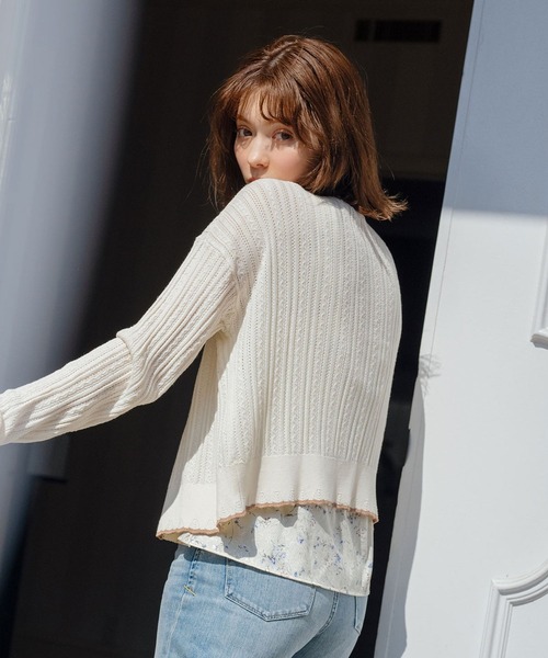 bijorie(ビジュリィ)の「【bijorie】八木アリサさんコラボ/UVケア付きカーディガン(カーディガン/ボレロ・レディース・アイボリー/ブラウン系その他・FREE)」の14枚目の写真