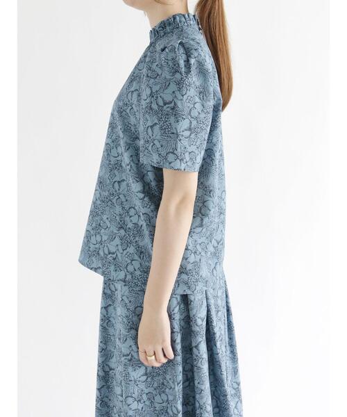 Te chichi(テチチ)の「フルーツ柄ボリュームスリーブブラウス(シャツ/ブラウス・レディース・イエロー/ブルー・フリ-)」の14枚目の写真