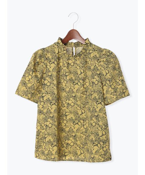 Te chichi ボタニカル フルーツ ブラウス Te chichi テチチ トップス シャツ ブラウス 総柄 ラ・フランス