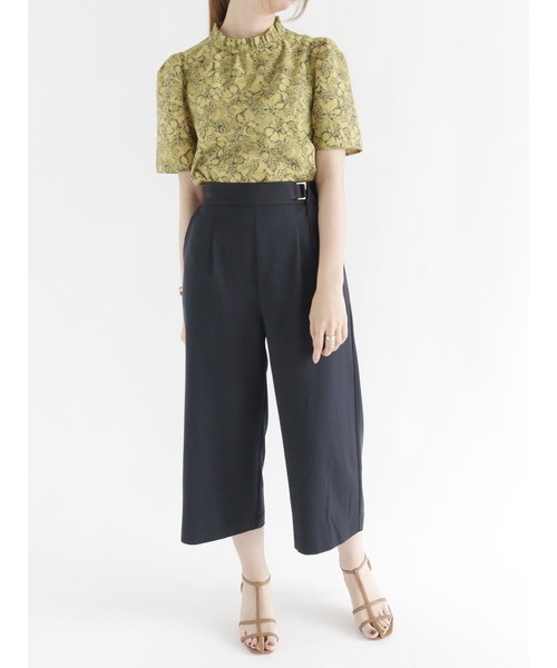 Te chichi(テチチ)の「フルーツ柄ボリュームスリーブブラウス(シャツ/ブラウス・レディース・イエロー/ブルー・フリ-)」の4枚目の写真