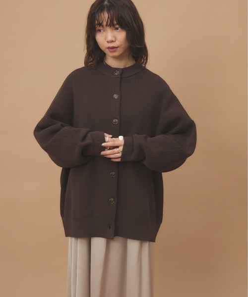 moi tytto(モイテュット)の「オーバーサイズニットカーディガン(カーディガン/ボレロ・レディース・ベージュ/ブラウン/オレンジ/ナチュラル・FREE)」の22枚目の写真