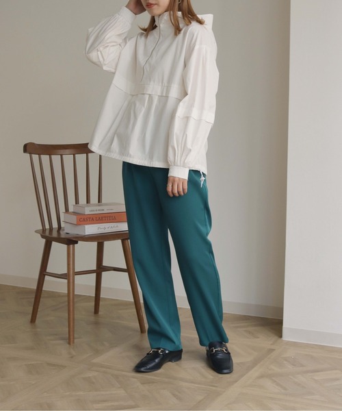 HER CLOSET(ハークローゼット)の「【shemoshelly】アノラックシャツブラウス(シャツ/ブラウス・レディース・ブラック/オフホワイト/ライトベージュ・M)」の22枚目の写真