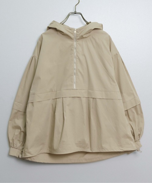 HER CLOSET(ハークローゼット)の「【shemoshelly】アノラックシャツブラウス(シャツ/ブラウス・レディース・ブラック/オフホワイト/ライトベージュ・M)」の11枚目の写真