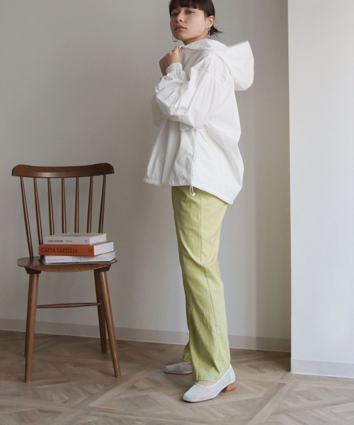 HER CLOSET(ハークローゼット)の「【shemoshelly】アノラックシャツブラウス(シャツ/ブラウス・レディース・ブラック/オフホワイト/ライトベージュ・M)」の8枚目の写真