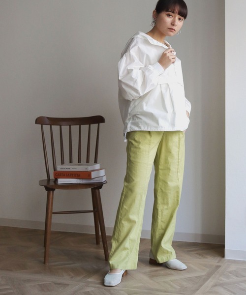 HER CLOSET(ハークローゼット)の「【shemoshelly】アノラックシャツブラウス(シャツ/ブラウス・レディース・ブラック/オフホワイト/ライトベージュ・M)」の21枚目の写真