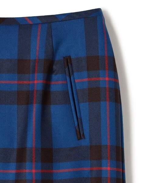 SHIPS（シップス）の「ウールタータンチェックタイトスカート◆（スカート・レディース・オフホワイト/グリーン/ブルー・36/38/40）」の10枚目の写真