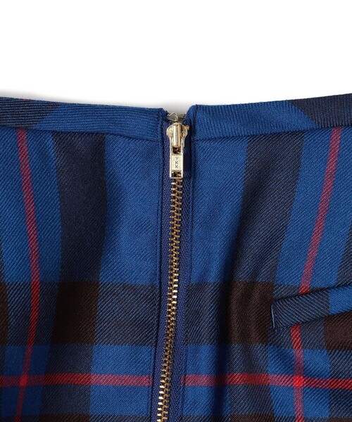 SHIPS（シップス）の「ウールタータンチェックタイトスカート