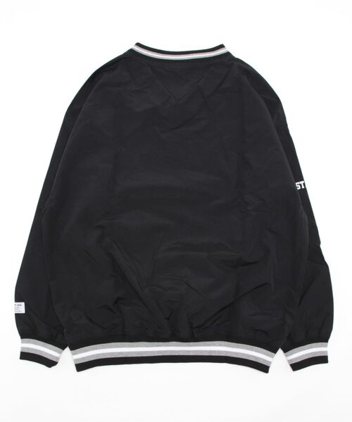 VISION STREET WEAR（ヴィジョンストリートウェア）の「【VISION STREET WEAR】リブライン ビッグシルエット ナイロンプルオーバー（スウェット・レディース・ネイビー/マスタード/グリーン/ブラック・LARGE/X-LARGE/MEDIUM）」の16枚目の写真