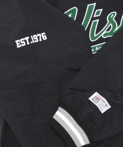 VISION STREET WEAR（ヴィジョンストリートウェア）の「【VISION STREET WEAR】リブライン ビッグシルエット ナイロンプルオーバー（スウェット・レディース・ネイビー/マスタード/グリーン/ブラック・LARGE/X-LARGE/MEDIUM）」の17枚目の写真