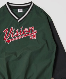 VISION STREET WEAR | 【VISION STREET WEAR】リブライン ビッグシルエット ナイロンプルオーバー(スウェット)