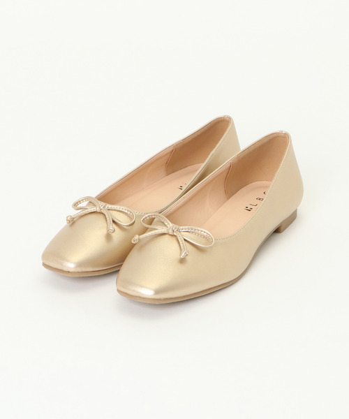 LBC（エルビーシー）の「スクエアリボンバレエ（バレエシューズ・レディース・シルバー/GOLD ・M/L）」の8枚目の写真