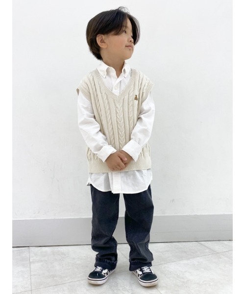 GAP(ギャップ)の「オックスフォードシャツ (キッズ)(シャツ/ブラウス・キッズ・ブルー/ホワイト・S/M/L/XL/XS/XXL)」の7枚目の写真
