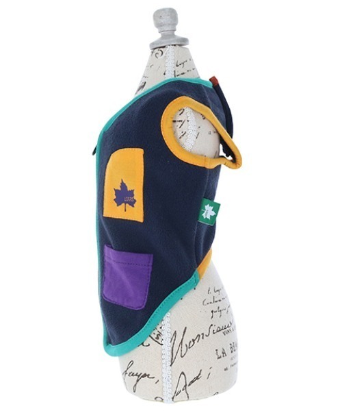 LOGOS（ロゴス）の「LOGOS/カラフルポケットフリースベスト（ペットウェア・メンズ・ネイビー/グリーン・2L/3L/S/M/L/XS）」の10枚目の写真