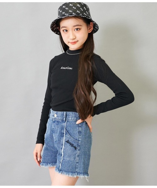 刺繍シンプルリブトップス Tシャツ カットソー Anap Girl アナップガール のファッション通販 Zozotown