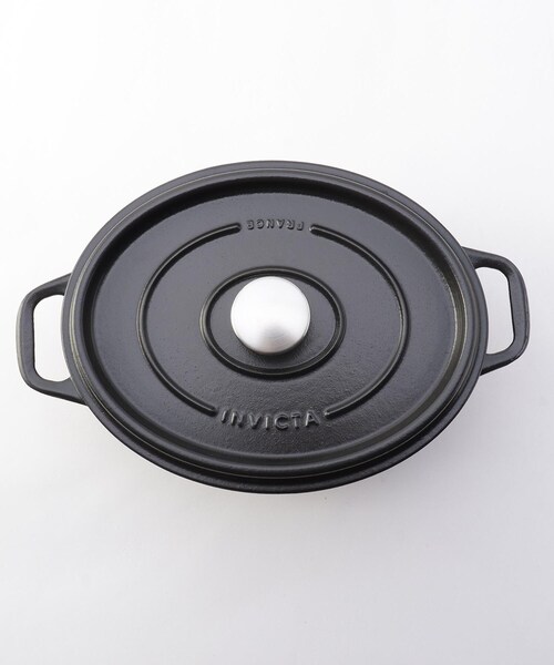セール】◇キャセロール オーバル 27cm BK / INVICTA アンヴィクタ（鍋