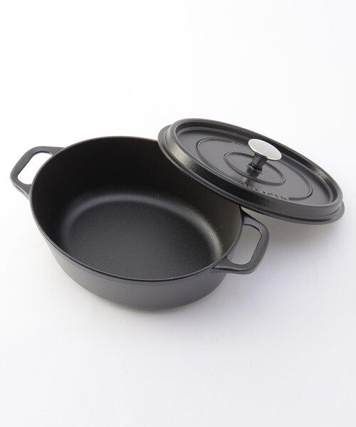 セール】◇キャセロール オーバル 27cm BK / INVICTA アンヴィクタ（鍋