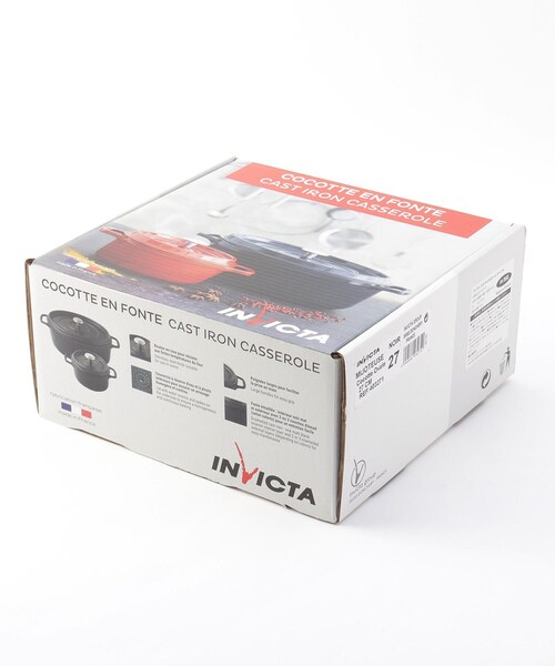 セール】◇キャセロール オーバル 27cm BK / INVICTA アンヴィクタ（鍋