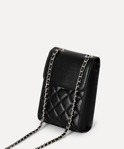 CORPUS TOKYO（コーパス トーキョー）の「チェーンベルトミニショルダーバッグ（ショルダーバッグ・レディース・ホワイト/ブラック・FREE）」の2枚目の写真