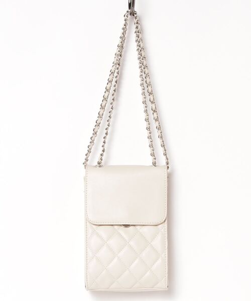 CORPUS TOKYO（コーパス トーキョー）の「チェーンベルトミニショルダーバッグ（ショルダーバッグ・レディース・ホワイト/ブラック・FREE）」の17枚目の写真