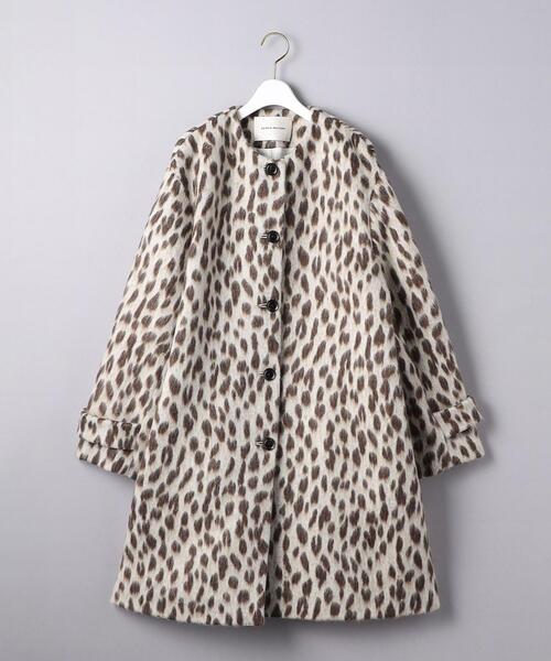 AEWEN MATOPH（イウエン マトフ）の「＜AEWEN MATOPH＞レオパード シャギー ノーカラーコート（ノーカラーコート・レディース・ナチュラル・38/36）」の12枚目の写真