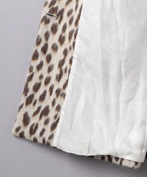 AEWEN MATOPH（イウエン マトフ）の「＜AEWEN MATOPH＞レオパード シャギー ノーカラーコート（ノーカラーコート・レディース・ナチュラル・38/36）」の9枚目の写真