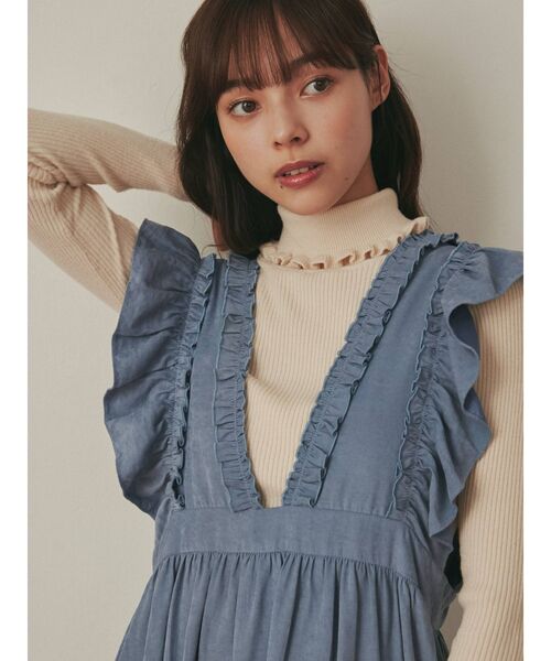 merry jenny（メリージェニー）の「ピーチフリルワンピース（ワンピース・レディース・ブラック/ピンク/ブルー・FREE）」の13枚目の写真