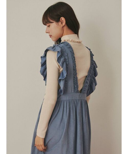 merry jenny（メリージェニー）の「ピーチフリルワンピース（ワンピース・レディース・ブラック/ピンク/ブルー・FREE）」の14枚目の写真