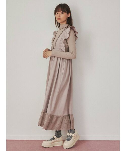 merry jenny（メリージェニー）の「ピーチフリルワンピース（ワンピース・レディース・ブラック/ピンク/ブルー・FREE）」の19枚目の写真