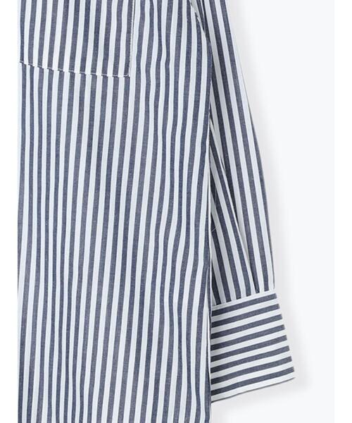 Lugnoncure(ルノンキュール)の「タイプライターレギュラーカラーシャツ(シャツ/ブラウス・レディース・ネイビー/オフホワイト/モカ・フリ-)」の20枚目の写真