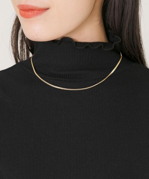 URBAN RESEARCH Sonny Label(アーバンリサーチサニーレーベル)の「ボックスチェーンネックレス(ネックレス・レディース・シルバー/ゴールド・ONE)」の1枚目の写真