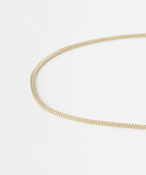 URBAN RESEARCH Sonny Label(アーバンリサーチサニーレーベル)の「ボックスチェーンネックレス(ネックレス・レディース・シルバー/ゴールド・ONE)」の7枚目の写真