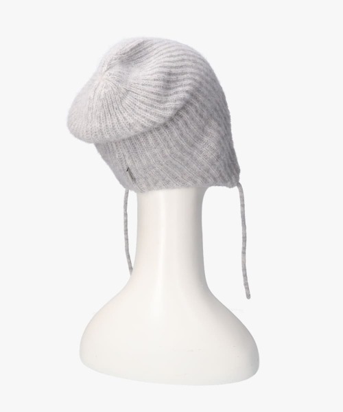 OVERRIDE(オーバーライド)の「OVERRIDE EARFLAP BEANIE ALPACA BLEND(ニットキャップ/ビーニー・メンズ・グレー/ミント/パープル/ブラック・57~59cm)」の9枚目の写真