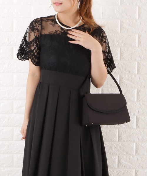 Lace Ladies(レースレディース)の「刺繍ラウンドフラップブラックフォーマルバッグ(クラッチバッグ・レディース・ブラック・FREE)」の20枚目の写真