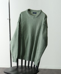 Art re A select | MOHAIRLIKE OVERSIZED COLORKNIT/５ゲージ ソフトタッチ モヘアライク カラーニット ビッグセーター/プルオーバー オーバーサイズ(ニット/セーター)