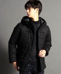 ストレッチスウェード中綿ブルゾン