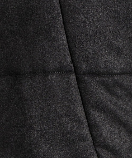 HIDEAWAYS NICOLE（ハイダウェイニコル）の「ストレッチスウェード中綿ブルゾン（ブルゾン・メンズ・ブラック/シルバーグレー/オレンジ/ネイビー/キャメル・LARGE/X-LARGE/MEDIUM）」の20枚目の写真