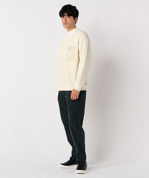 COMME CA ISM（コムサイズム）の「【セットアップ対応】コーデュロイ　テーパードパンツ（スラックス・メンズ・グリーン/ダークブラウン/アイボリー/ブラック・SMALL/MEDIUM/LARGE）」の19枚目の写真