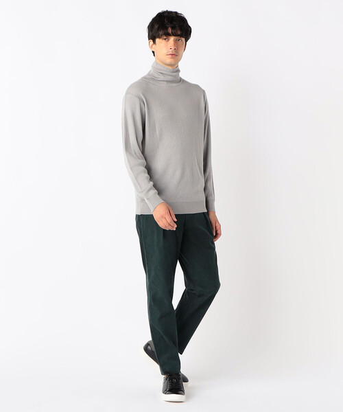 COMME CA ISM（コムサイズム）の「【セットアップ対応】コーデュロイ　テーパードパンツ（スラックス・メンズ・グリーン/ダークブラウン/アイボリー/ブラック・SMALL/MEDIUM/LARGE）」の18枚目の写真