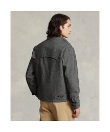 3597【ヘリンボーン・XL相当】ラルフローレン ウール テーラード