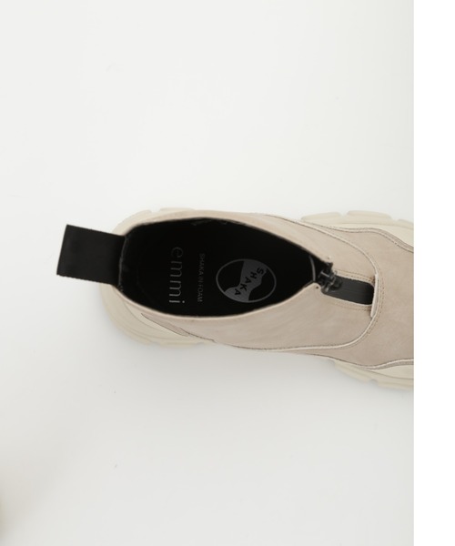 SHAKA（シャカ）の「【emmi×SHAKA】TREK ZIP BOOTIE AT（ブーツ・レディース・ベージュ・22cm/23cm/24cm/25cm）」の6枚目の写真