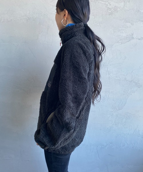 CHUMS（チャムス）の「[CHUMS/チャムス] ボンディングフリース スタンドネックボアジャケット（その他アウター・レディース・ブラック/グレー/ベージュ・M/L/XL）」の8枚目の写真