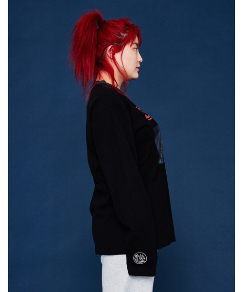 Little sunny bite（リトルサニーバイト）の「STRANGER THINGS × little sunny bite Photo long tee（Tシャツ/カットソー・レディース・ブラック/ピンク/ホワイト・SMALL/MEDIUM）」の15枚目の写真