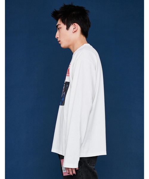 Little sunny bite（リトルサニーバイト）の「STRANGER THINGS × little sunny bite Photo long tee（Tシャツ/カットソー・レディース・ブラック/ピンク/ホワイト・SMALL/MEDIUM）」の6枚目の写真