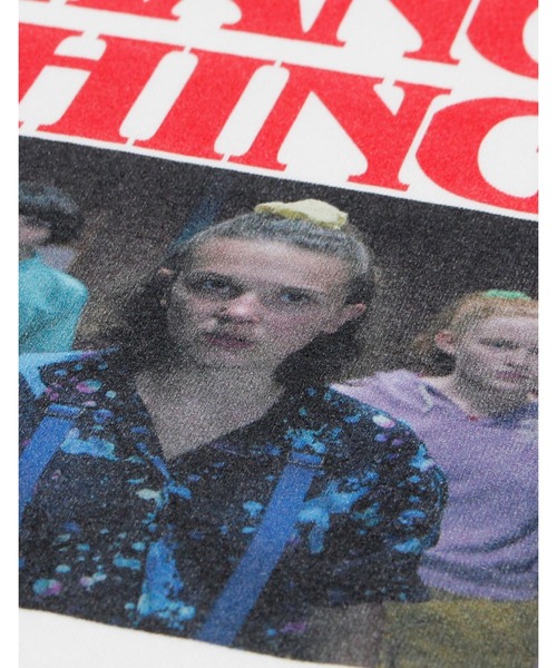 Little sunny bite（リトルサニーバイト）の「STRANGER THINGS × little sunny bite Photo long tee（Tシャツ/カットソー・レディース・ブラック/ピンク/ホワイト・SMALL/MEDIUM）」の10枚目の写真