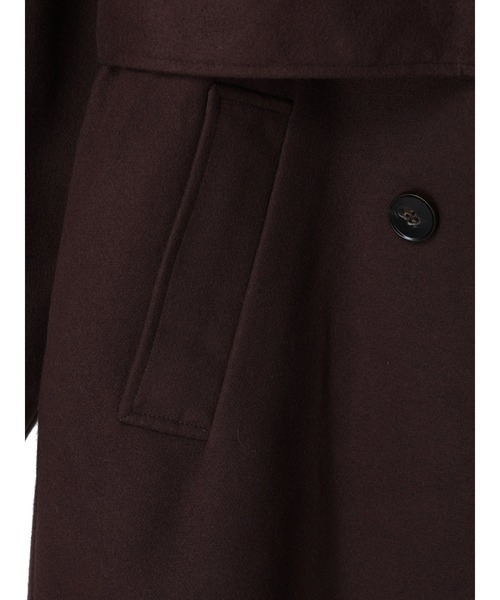 DURAS（デュラス）の「２ＷＡＹスタンドカラーコート（その他アウター・レディース・ブラック/ピンク/ブラウン/ホワイト・FREE）」の17枚目の写真