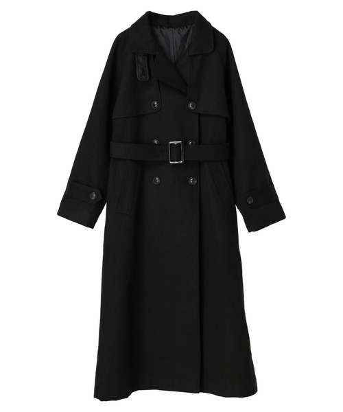 DURAS（デュラス）の「２ＷＡＹスタンドカラーコート（その他アウター・レディース・ブラック/ピンク/ブラウン/ホワイト・FREE）」の20枚目の写真