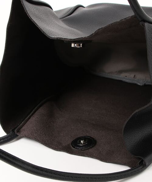 Fun & Daily（ファンアンドデイリー）の「F&D : ワイドPUトートバッグ（トートバッグ・レディース・ブラウン/ピンク/グリーン/アイボリー/ブラック・FREE）」の13枚目の写真