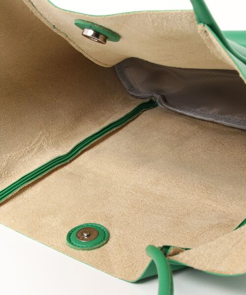 Fun & Daily（ファンアンドデイリー）の「F&D : ワイドPUトートバッグ（トートバッグ・レディース・ブラウン/ピンク/グリーン/アイボリー/ブラック・FREE）」の16枚目の写真